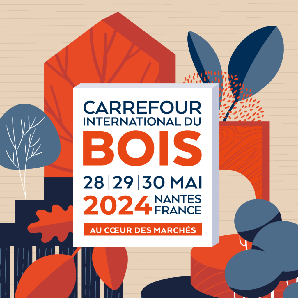 Après le vif succès de l’édition 2022 du Carrefour International du Bois, le rendez-vous de référence pour toute la filière forêt bois revient à Nantes les 28, 29 et 30 mai 2024 avec son lot de nouveautés.